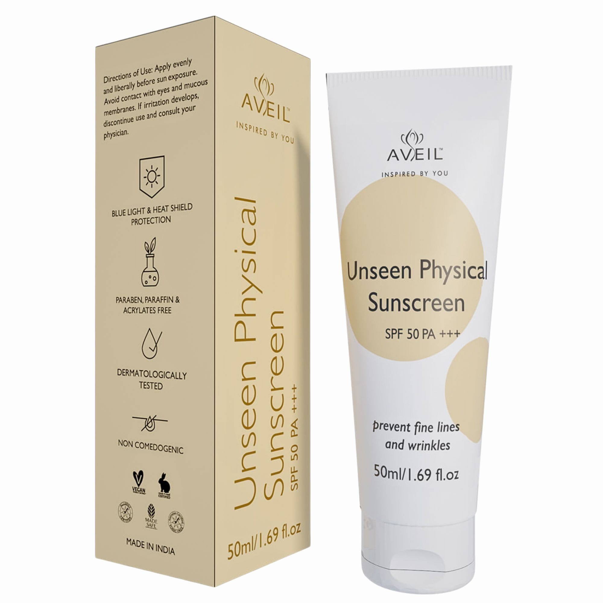 Aveil Unseen Physical Sunscreen
