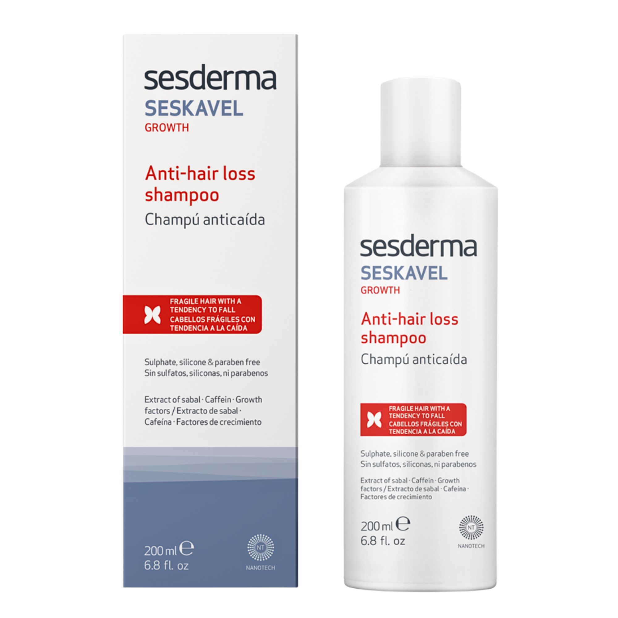 Sesderma Seskavel Growth Anti-Hair Loss Shampoo