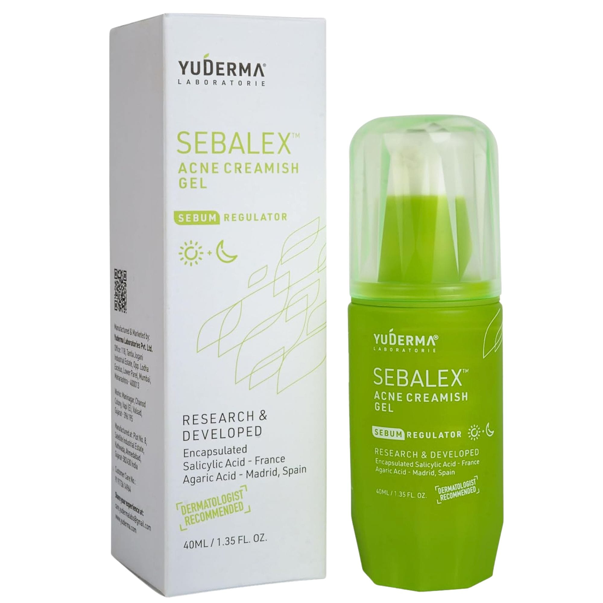 Yuderma Sebalex Acne Creamish Gel