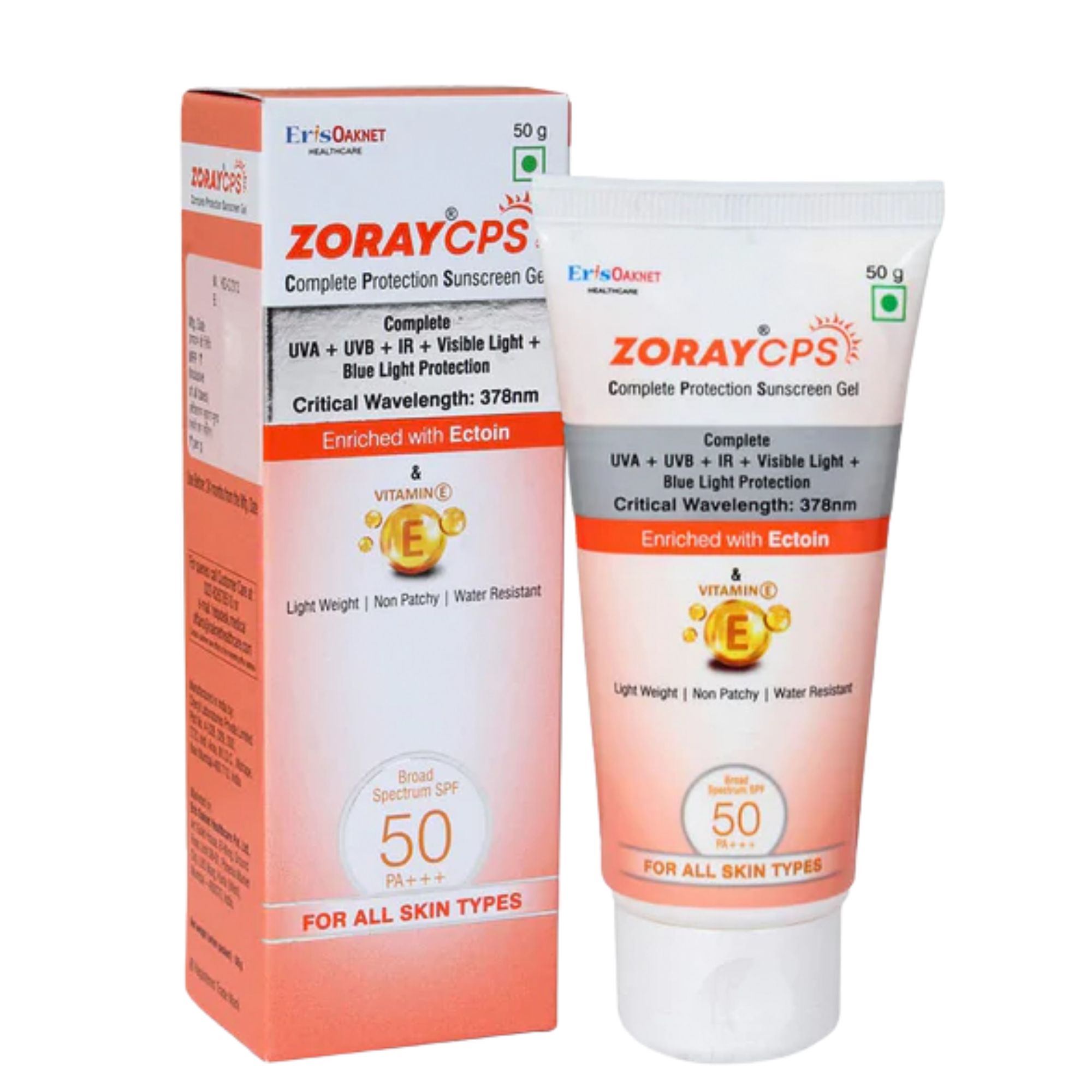 Zoray CPS Complete Protection Sunscreen Gel SPF 50 PA+++